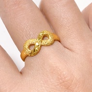 แหวนทองอินฟินิตี้..น่ารัก แหวนทอง2สลึง แหวนทองชุบ แหวนทองปลอม [N95] แหวนทองไมครอน