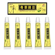 5 PCS Natural Chinese Herbal Eczema Psoriasis Creams Dermatitis and Pruritus Psoriasis Ointment Exte