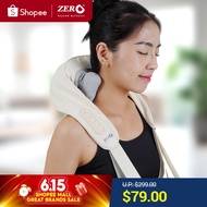 Zero Healthcare The Euphoria Essential Electric Neck And Shoulder Massager Heat Massage Belt