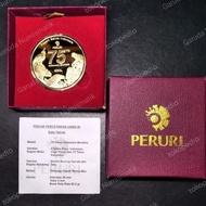 BARANG TERLARIS !!! Koleksi Medali Peruri Koin 75 Tahun Indonesia