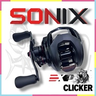 2025 EXP SONIX BC BAITCASTING DRAG CLICKER FISHING REEL