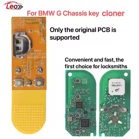 Leo for the BMW G chassis key quick programming tool which quickly matches the N5F-ID21A 49-chip cir
