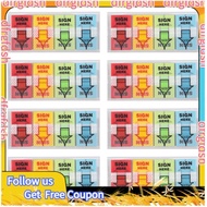 【D&F】500pcs Sign Here Stickers,Labels Stickers Adhesive Sign Here Tabs Sign Post Here Flags for Home