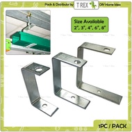 T Rex DIY 2" to 8" Metal Trunking C Bracket / U Holding Bracket / Construction Wiring Cabling