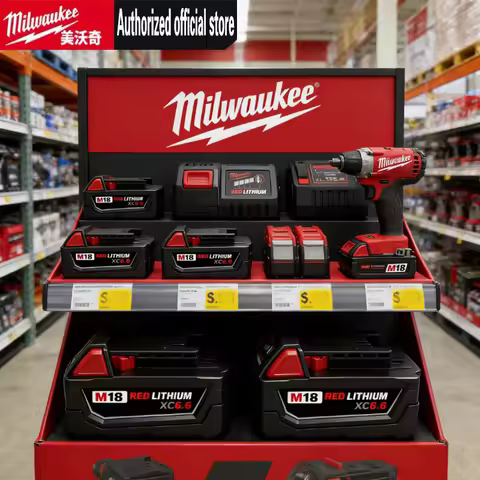 100% New Original Milwaukee M18 18V 8.0Ah High Output Li-ion Rechargeable Battery For Milwaukee M18 