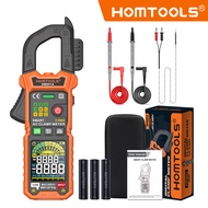 【จัดส่งจากกรุงเทพ】HOMTOOLS HM801A/D ดิจิตอลแคลมป์มิเตอร์ แคลมป์มิเตอร์ 600A AC/DC กระแสไฟ และ 600V A