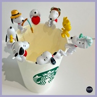 [Snoopy] Blind Box Random Cup Figure｜Mini Snoopy Mug Clip-On｜8 Types｜Cute Desk Decoration