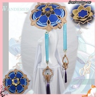Sophisticated Genshin Impact Kunikuzushi-wanderer Balladeer Wanderer Scaramouch Cosplay Bamboo Hat A