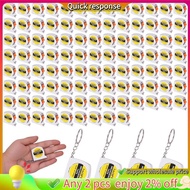 Fast ship-Mini Tape Measure Keychains 100 Pcs, 1.5 Inch Retractable Measuring Tape with Slide Lock, 