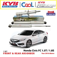 Honda Civic FC 1.5 1.8 TEA TED KYB RS Ultra Front Rear Absorber 333HD14/15 342HD21 Kayaba