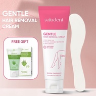 SALUDENT GENTLE HAIR REMOVAL CREAM  80G + ALOE VERA NIACINAMIDE WHITENING GEL 50G