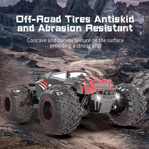 JJRC Q105 1:18 20 Km/h 2.4GHz Double Motors Drive Climbing With LED Light Off Road Remote Control Ca
