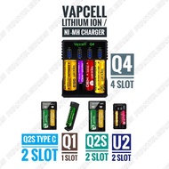 Vapcell Q1 / Q2S / U2 Smart Charger/ Q4 Battery Charger /P2 Powerbank