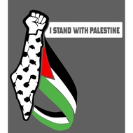 PALESTINE MAP,STICKER WORLD MAP,STICKER CUTTING TAHAN LASAK SUPPORT PALESTINE