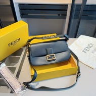 Bag BAGUETTE Bag Full Leather BAGUETTE Original Single Portable Shoulder Female Bag with Gift Box FD