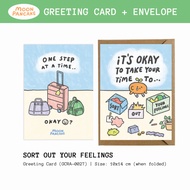 Moon Pancake Greeting Card - Sort Out Your Feelings