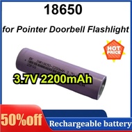 18650 3.7V 2200mAh Rechargeable Battery Lithium-ion Battery Pointer Doorbell Flashlight Lithium Batt