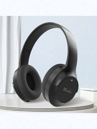 Audífonos inalámbricos de unicolor, auriculares inalámbricos Bluetooth adecuados tanto para hombres como para mujeres