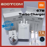 Xiaomi 67W Turbo Charger Adapter USB Type-C Cable For XIAOMI Mi 11 10T pro REDMI POCO X3 F3 M3 F2 PR