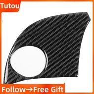 Tutoushop car side mirror guard Car Mirror Engine Start Button Panel Cover Carbon Fiber Trim Sticker Fit for Prius 2012‑2015 RHD