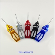 WELLNESSSPOT Motorcycle Engine Oil Dipstick, CNC Precision Corrosion-resistant Motorcycle Oil Level 