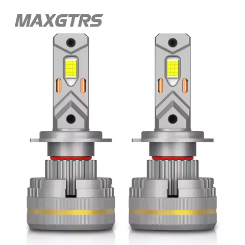 MAXGTRS 2X Turbo LED H4 9003 HB2 H1 H7 H8 H11 9005 9006 LED Beam Headlight Bulbs 200W Canbus Car Fro