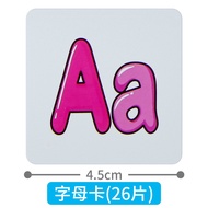 [SG] 26PCS ABC Alphabet Flash Card For Kids ABC Flash Card Aa~Zz Flashcards 闪卡 Alphabet Card Set