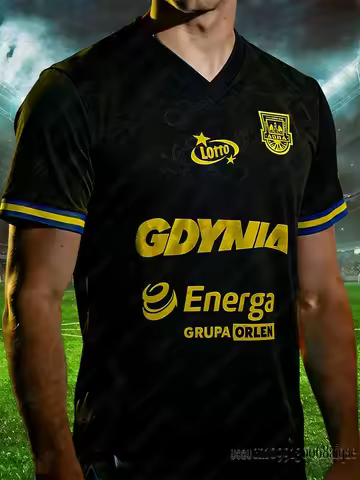 New 2026 Latest Polish Men's Football Team Jersey Poland Arka Gdynia Quick Drying Soccer Boys Cyclin