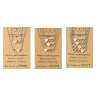 flgo 4 3 2 Pieces set Best Friend Necklace Bracelet Heart Pendant Jewelry