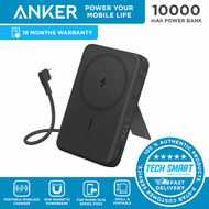 Anker Zolo Magnetic Power Bank, 10000mAh Wireless Portable Charger with 30W Max Fast Charging, Batte