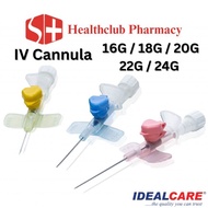 IV Cannula Catheter Branula with Injection Valve 16G/18G/20G/22G/24G (1PC)