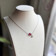 【12星座系列】包邊方形玻璃石項鍊 生日禮物 閨蜜禮物