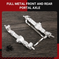 【JJL】-Full Metal Front and Rear Portal Axle for MN D90 MN-90 MN96 MN98 MN99S MN45 1/12 RC Car Upgrad