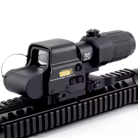 558+G33 Holographic Reflex Sight Red Dot Optic Sight with G33 3X Magnifier Combo Built-in Flip QD Mo