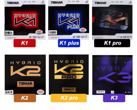 Original Tibhar Hybrid K1 Pro Plus K2 Pro K3 Table Tennis Rubber Sticky Ping Pong Rubber with Intern