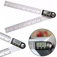 Electronic Digital Display Goniometer Protractor Stainless Steel Woodworking Ruler Angle Meter Horiz