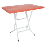 Meja Pasar Malam 2x3/ Foldable Plastic Dining Table 2’' x 3’ Meja Lipat/ Meja Plastik 2 x 3(RED)  (F