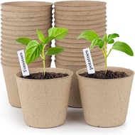 Paper Pulp Seedling Cup Garden Seedling Pot Degradable Seedling Bowl Nutrition Pot Plant Pot Germina