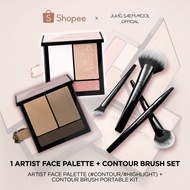 [ONLINE EXCLUSIVE] JUNGSAEMMOOL Masterclass Contour Brush Portable Kit + Artist Face Palette