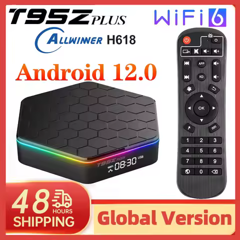 VONTAR T95Z Plus Smart TV Box Android 12 4GB 64GB 32G TVBOX Allwinner H618 4K USB3.0 Dual Wifi 2GB 1