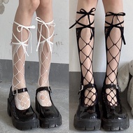 JK lace-up socks, lace-up calf socks, women's summer socks, lace-up socks, hollow JK socks