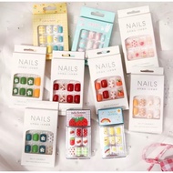 Fake Nails Fake Nails 24pcs Free Glue