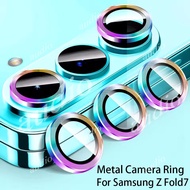 For Samsung Galaxy Z Fold7 5G Metal Camera Lens Protector Tempered Glass For Samsung Galaxy Z Fold 7