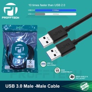 High Quality 50cm, 1m, 2M, 3m, 5m USB 3.0 Male to Male Cable