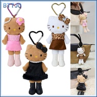 BTTJ0 ขายาวขา พวงกุญแจตุ๊กตา Sanrio ตุ๊กตาผ้าพลัฌ เฮลโลคิตตี้ จี้ห้อยกระเป๋า ตุ๊กตาผ้ากำมะหยี่รูปสัต