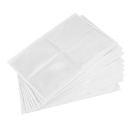 36Pcs Self-Adhesive Label Card Holder Index Pockets Holder 6X8.5cm Clear Plastic Card Holder Adhesiv