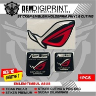 ASUS ROG Stickers Flexible Embossed Emblem Stickers