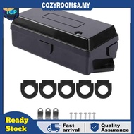 7 Way Weatherproof Trailer Plug Wiring Electrical Wire Cord Junction Box