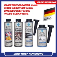 ▲(MADE IN GEANY) TC Liqui Moly Engine FlushInjection CleanerMos2 AdditiveValve Cleaner☉