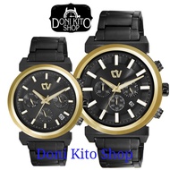 Jam Tangan Couple Christ Verra Original 71116G/L-19 BLK Garansi Resmi